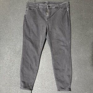 Liverpool Los Angeles Women’s Skinny Jeans – Size 18W – Black Rinse